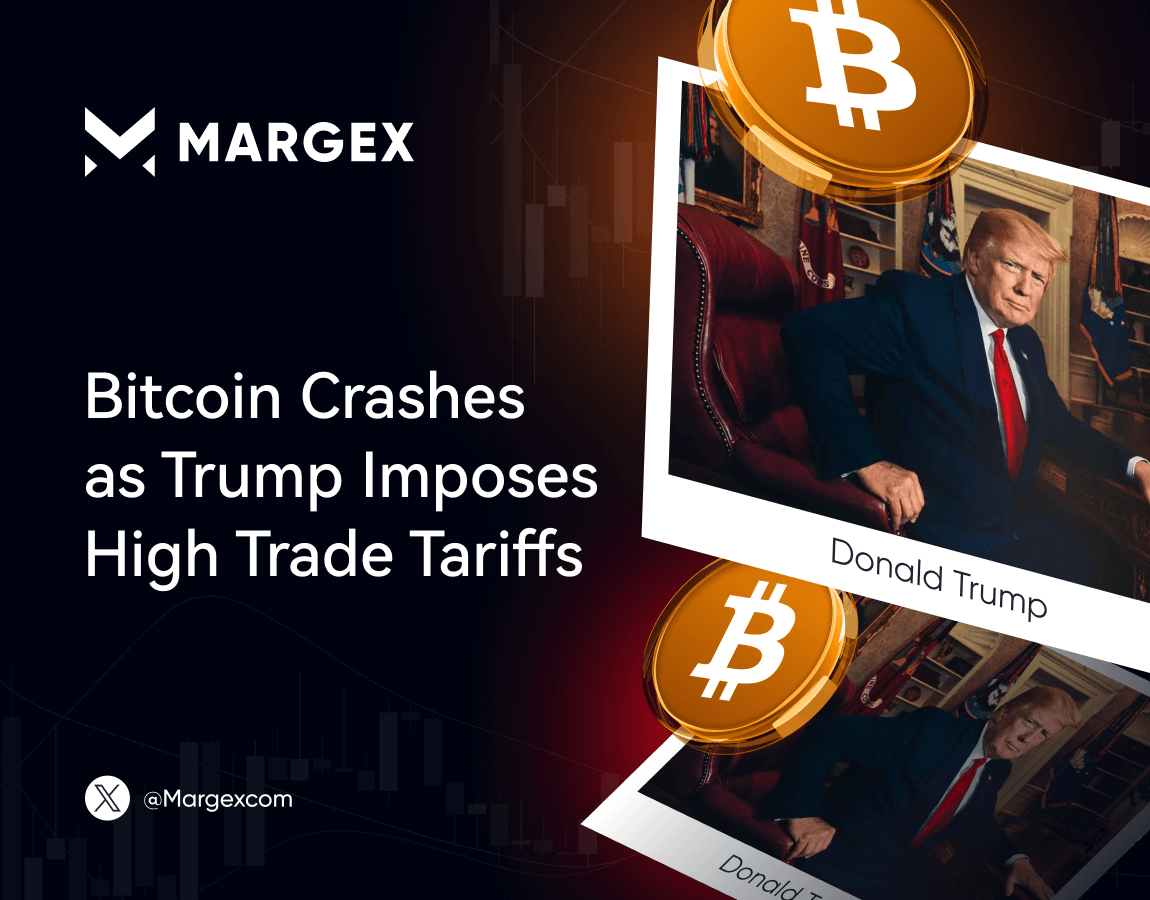 Bitcoin se desploma mientras Trump impone altos aranceles comerciales: posibles escenarios para BTC - Margex Blog